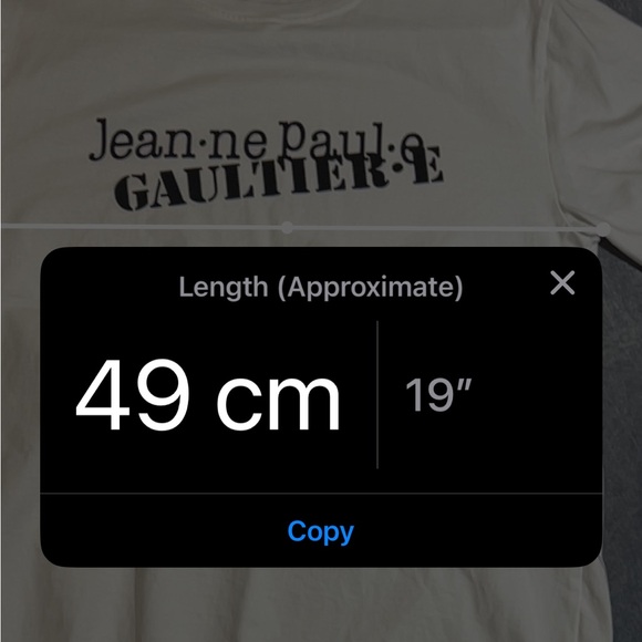 Jean Paul Gaultier Tee White $210 Retail - Picture 4 of 6
